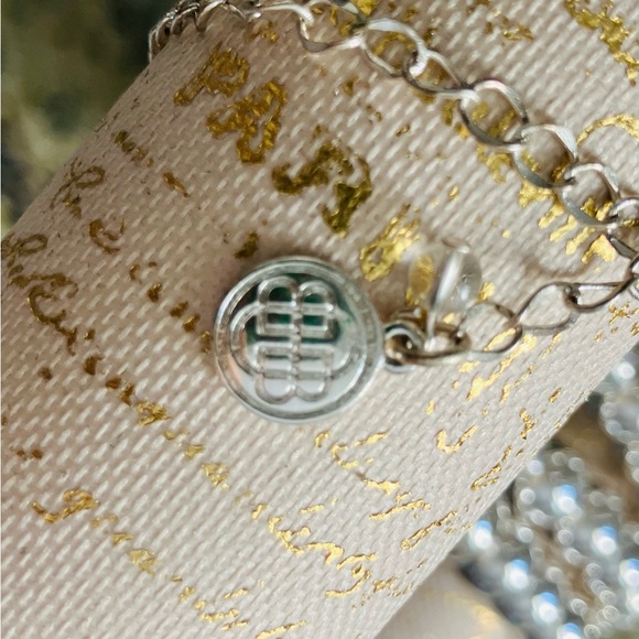 Vintage Bill Blass Three-Strand Silver-Tone Necklace - Picture 5 of 5